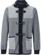 Bark Hooded Cardi-coat, Men's, Size: Xl, Blue, Cotton/polyamide