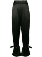 Sid Neigum Buckled High Waisted Trousers - Black