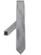 Ermenegildo Zegna Striped Patterned Tie - Grey