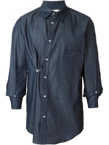Mow Sideways Fasten Button Down Shirt