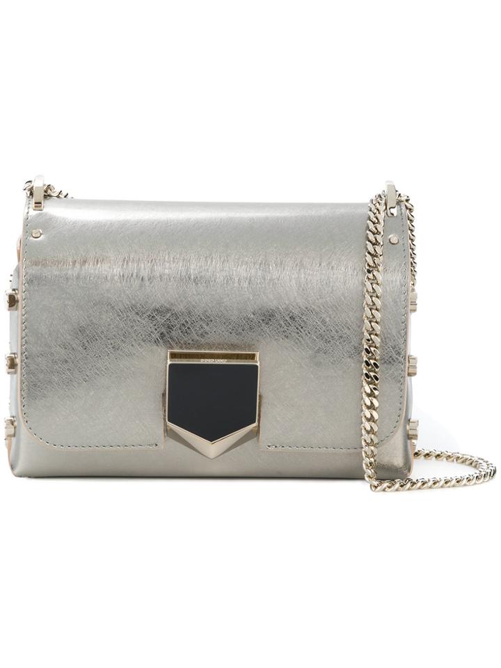 Jimmy Choo Lockett Petite Shoulder Bag - Metallic