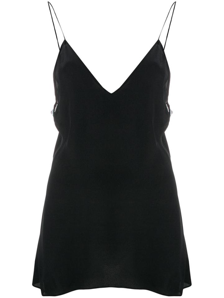 Iro Flared Camisole Top - Black