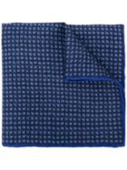 Canali Textured Pocket Square - Blue