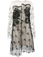 Stella Mccartney Embellished Sheer Dress - Black