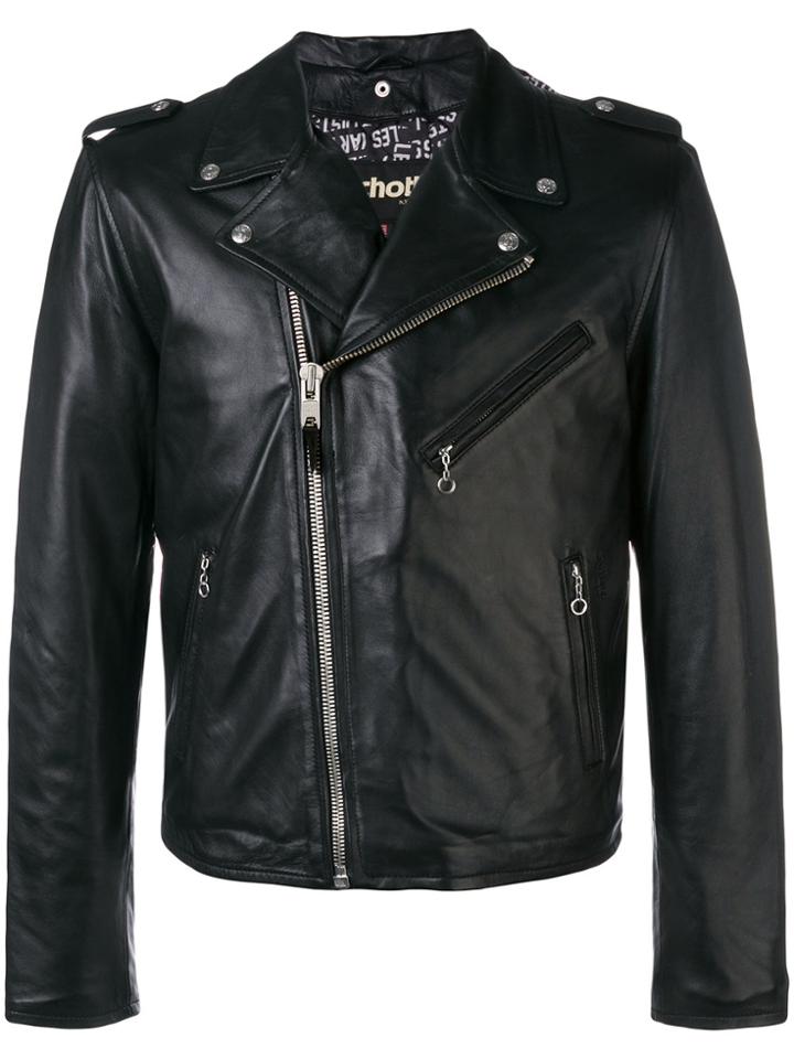 Schott Schott X Les (art)ists High Society Biker Jacket - Black