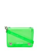 Nana-nana Transparent B7 Bag - Neon Green