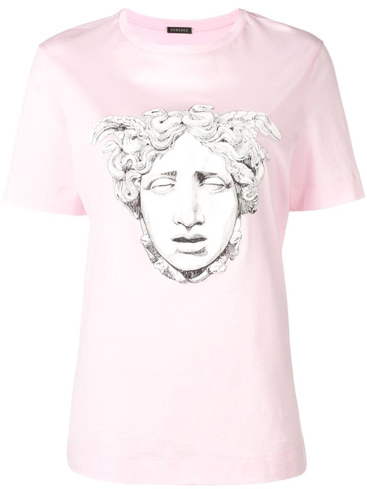 Versace Rosa Medusa T-shirt - Pink