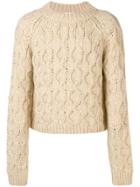Acne Studios Cable Knit Sweater - Neutrals