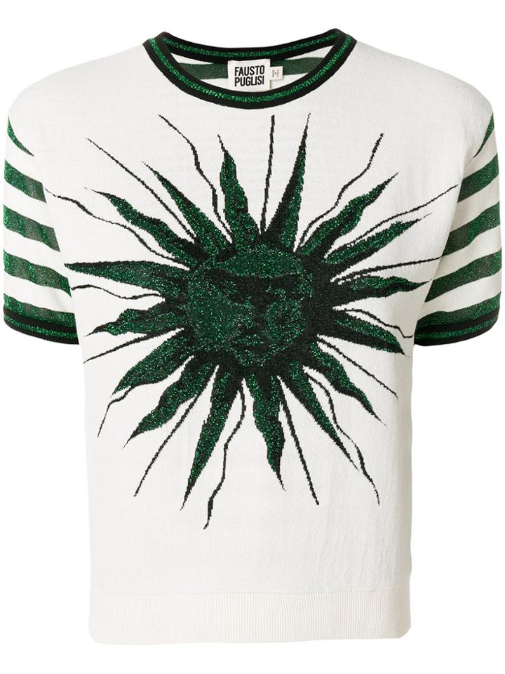 Fausto Puglisi Shortsleeved Sweater - White