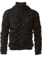 Nasir Mazhar Ruched Zip-up Hoodie