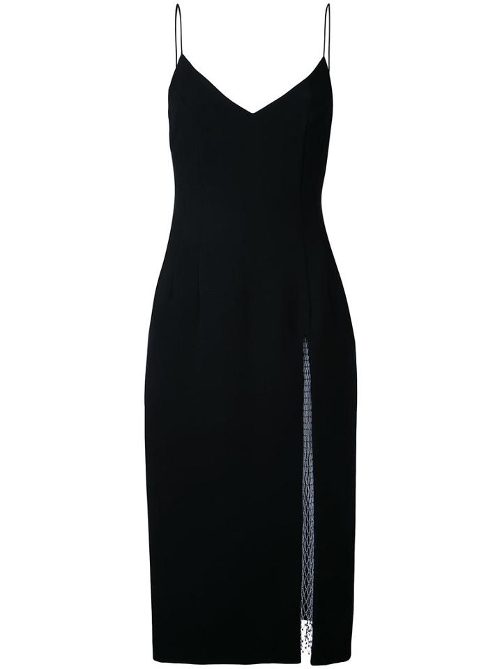 Christopher Esber - Ribeiro Crystal Slit Dress - Women - Polyester - 10, Black, Polyester