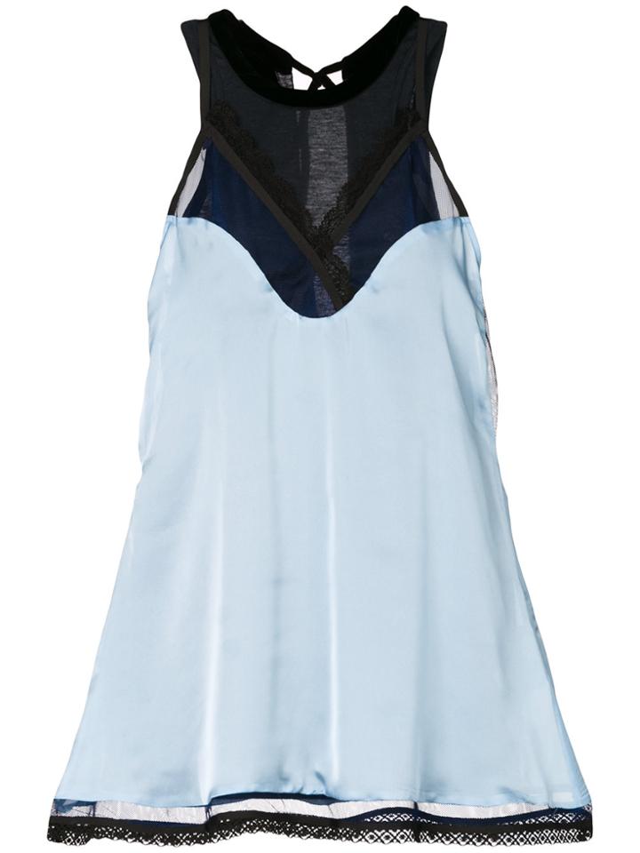 Sacai Camisole Layer Blouse - Blue