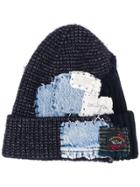 Greg Lauren Patch Embroidered Hat - Blue