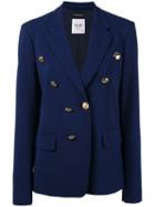 Rossella Jardini - Double-breasted Blazer - Women - Polyester/acetate/triacetate/viscose - 48, Blue, Polyester/acetate/triacetate/viscose