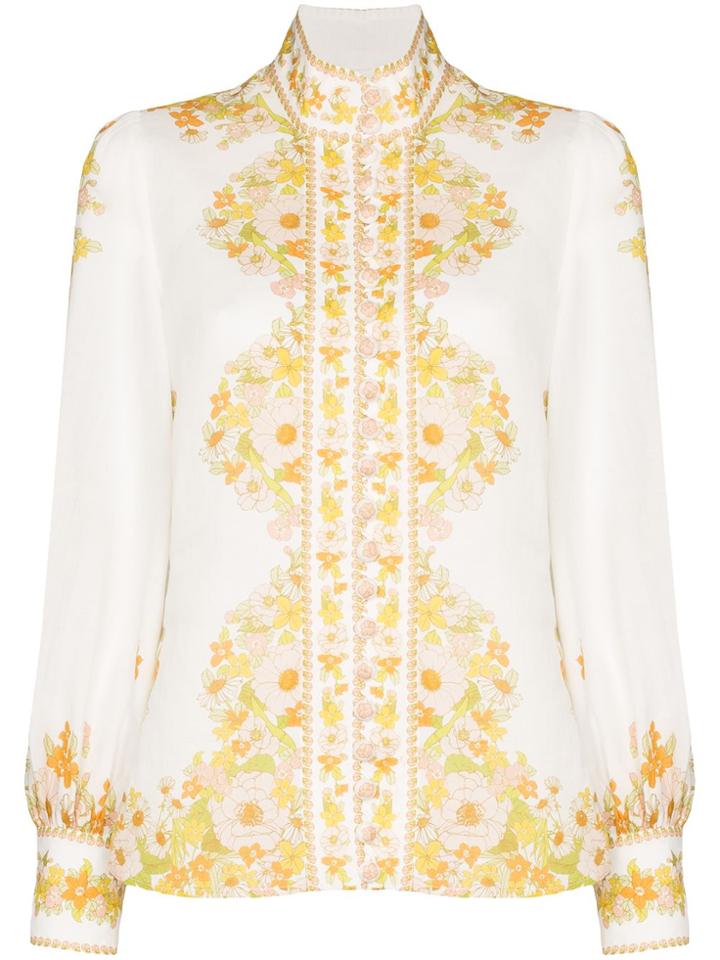 Zimmermann Floral Print Shirt - Green