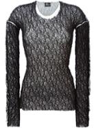 Lost & Found Ria Dunn Layered Mesh Sweater