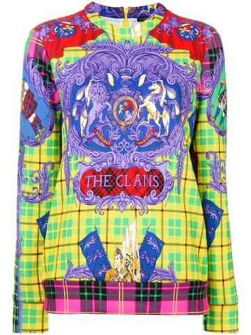 Versace The Clans Jersey Sweater - Green
