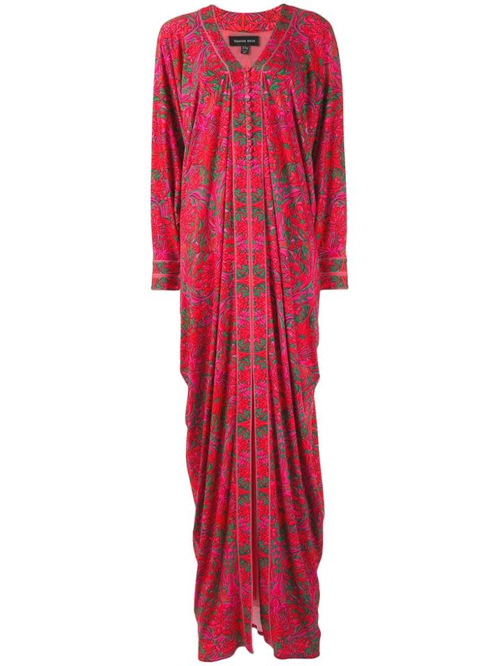 Tadashi Shoji Otieno Kaftan Dress - Red