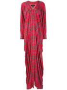 Tadashi Shoji Otieno Kaftan Dress - Red