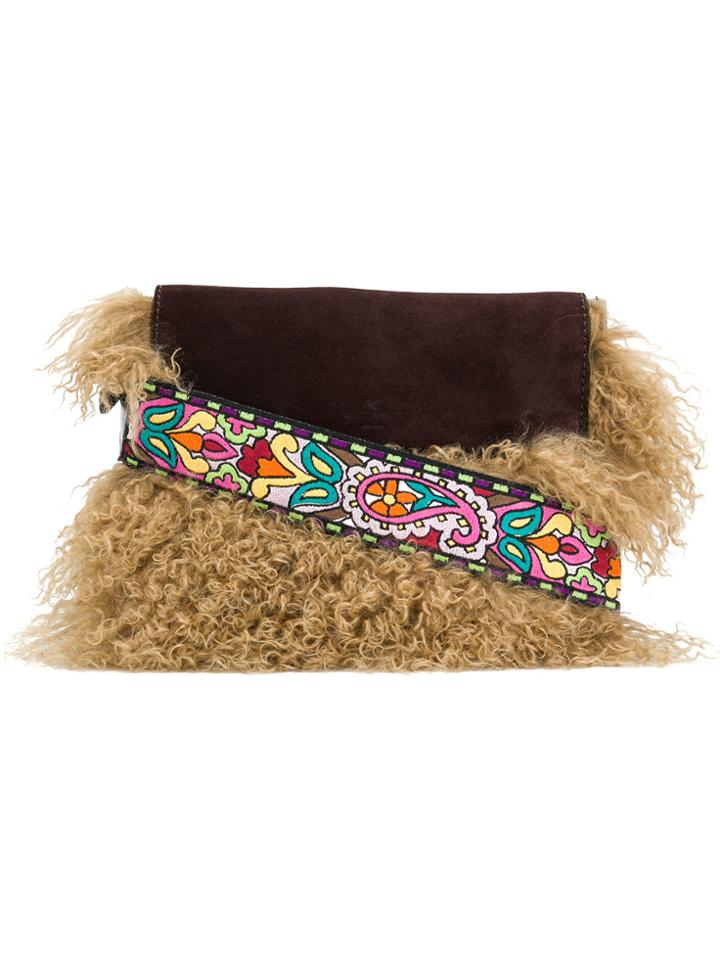 Etro Flap Shoulder Bag - Brown