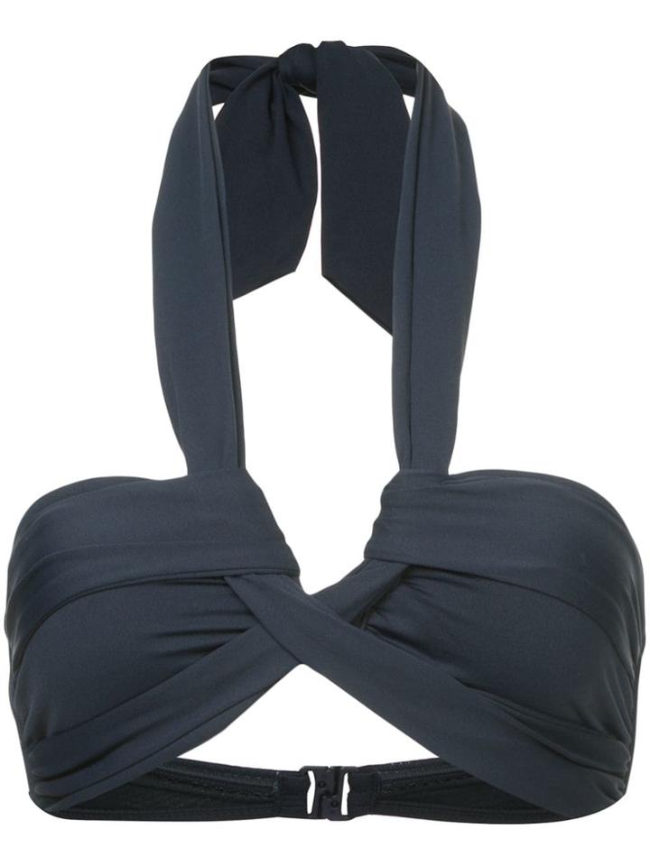 Seafolly Bandeau Bikini Top - Blue