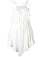 Philosophy Di Lorenzo Serafini - Pleated Tank Top - Women - Cotton - 38, Women's, White, Cotton