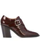 Derek Lam Sidra Stack Heel Bootie - Red
