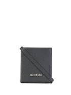 Jacquemus Men Logo Plaque Small Shoulder Bag - Black