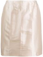 Chanel Pre-owned Straight-fit Skirt - White
