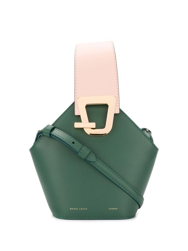 Danse Lente Two Tone Tote Bag - Green