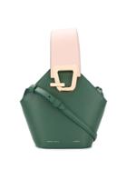 Danse Lente Two Tone Tote Bag - Green