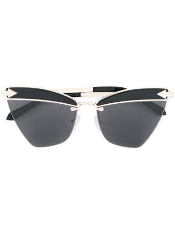 Karen Walker Eyewear Cat Eye Sunglasses - Black