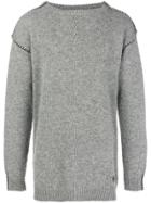 Loewe Blanket Stitch Sweater - Grey