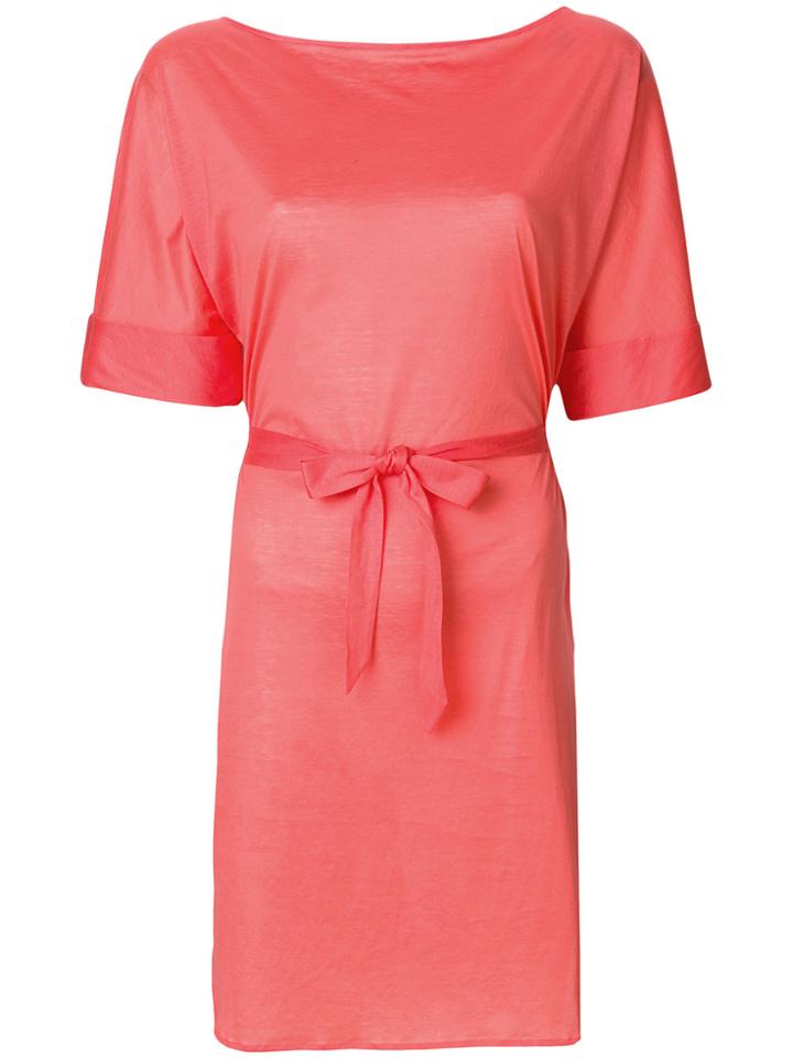 Eres Belted Beach Dress - Pink & Purple