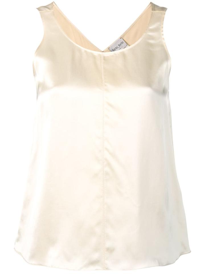 Forte Forte Round Neck Tank Top - Yellow
