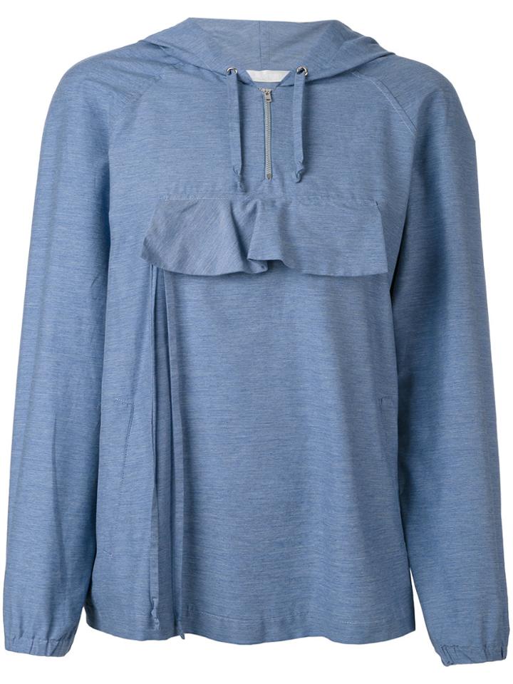 Peter Jensen Front Pocket Hoodie - Blue