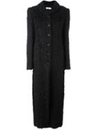 Romeo Gigli Vintage Long Coat, Women's, Size: 48, Black