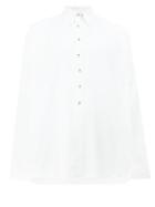 Geoffrey B. Small - Spread Collar Shirt - Men - Cotton - S, White, Cotton