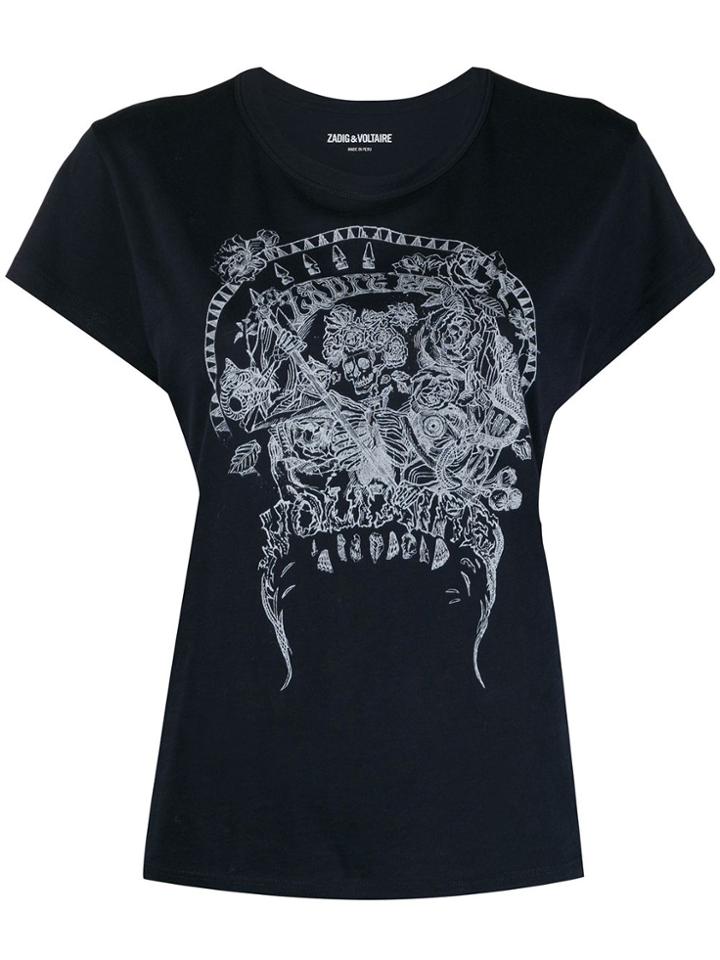 Zadig & Voltaire Rafi Greatfull Dead T-shirt - Blue