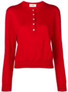 Ports 1961 Button Down Collar Jumper - Red