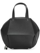Pleats Please By Issey Miyake Structured Tote, Women's, Black, Nylon/pvc
