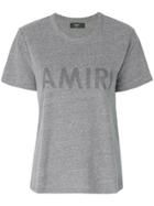 Amiri Logo Printed T-shirt - Grey