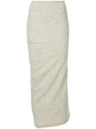 Comme Des Garçons Vintage Stretchy Long Skirt - Grey