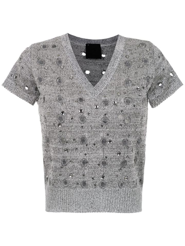 Andrea Bogosian Knitted Top - Grey