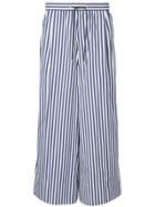 Juun.j Striped Wide-leg Trousers - Blue