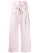 Pt01 Paper Bag Waist Trousers - Pink