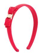 Salvatore Ferragamo Kids Bow Detail Headband, Girl's, Red