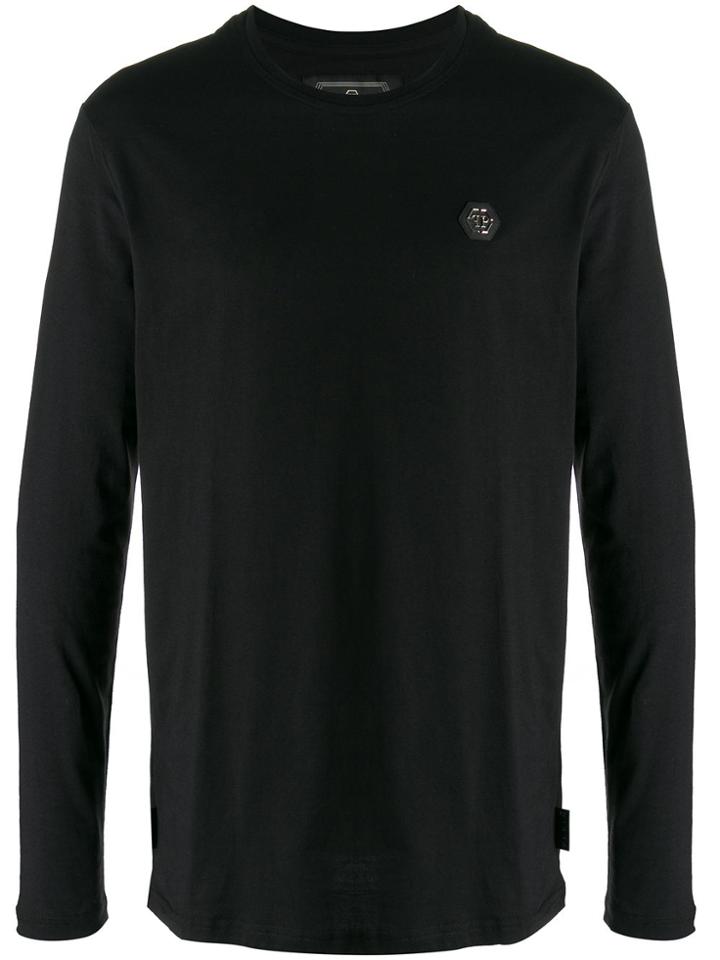 Philipp Plein Logo Plaque Top - Black
