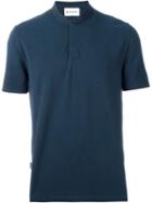 Dondup Henley T-shirt, Men's, Size: Xl, Blue, Cotton