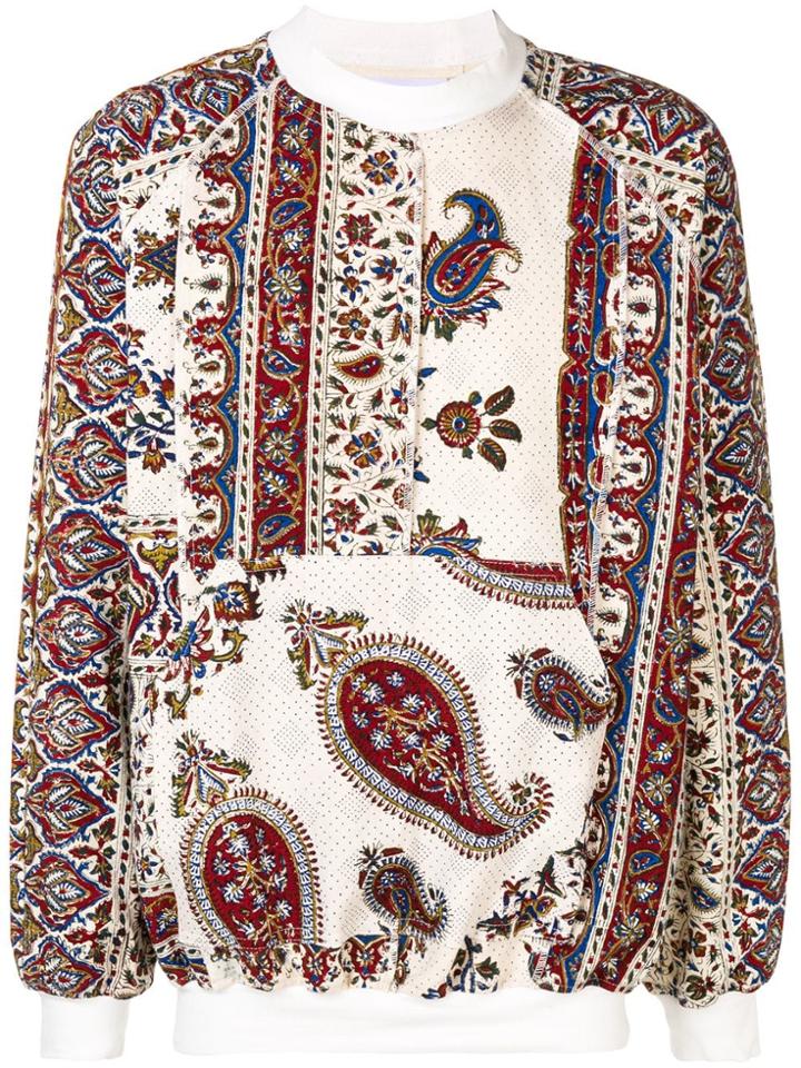 Paria Farzaneh Iranian Print Jumper - Neutrals